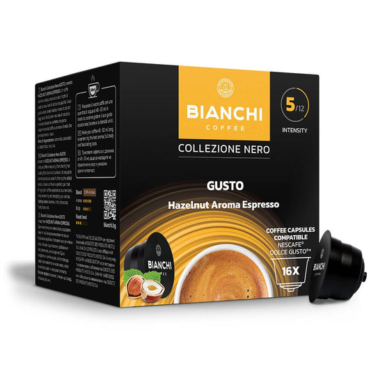 Bianchi Coffee Hazelnut Aroma Espresso Nescafe Dolce Gusto Kapsül Kahve