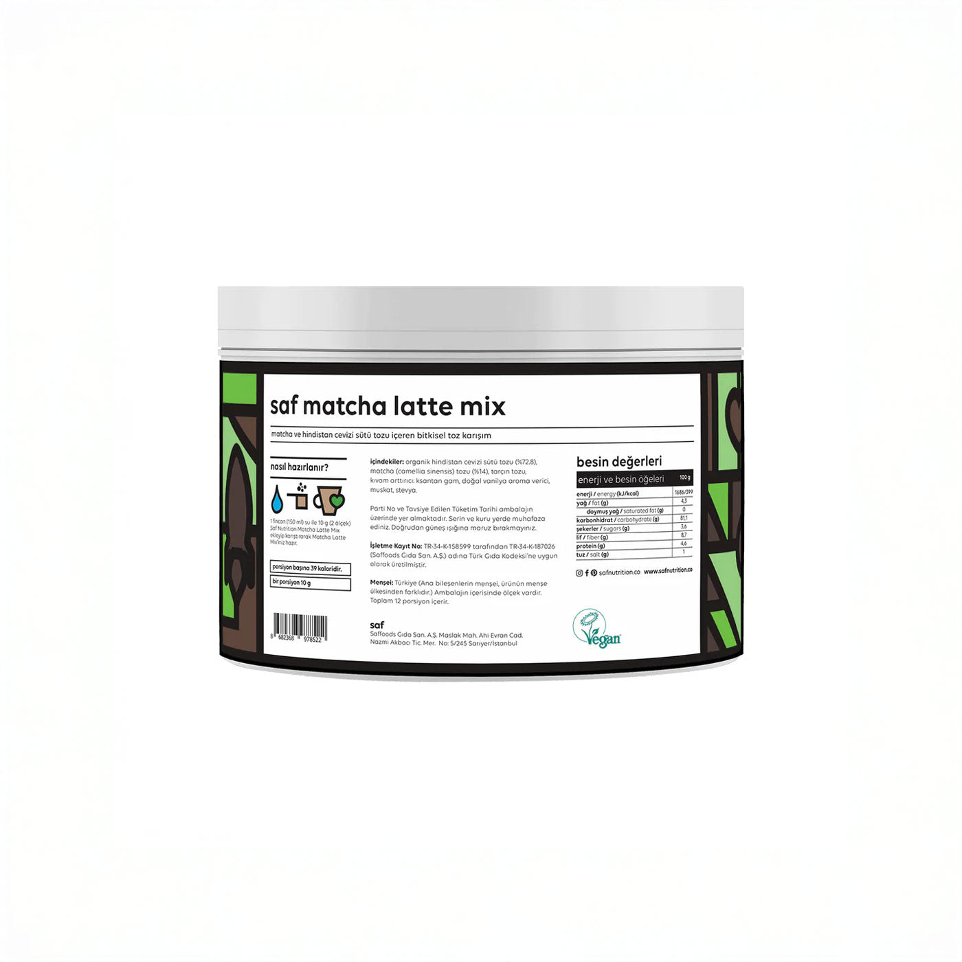 Matcha Latte Mix 120 gr - Olmadık Kahveler