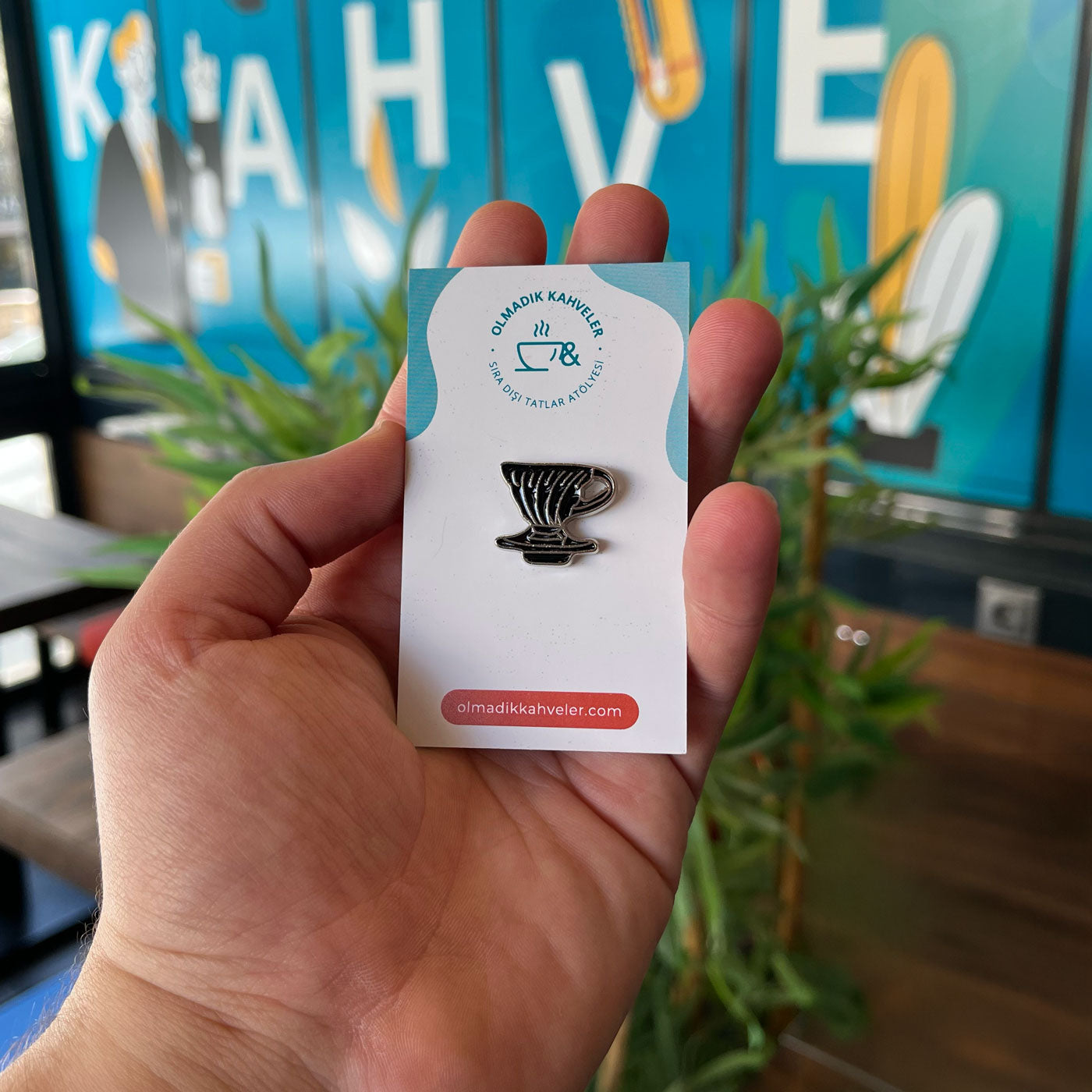 V60 Dripper Rozet Seti - Pin - Olmadık Kahveler